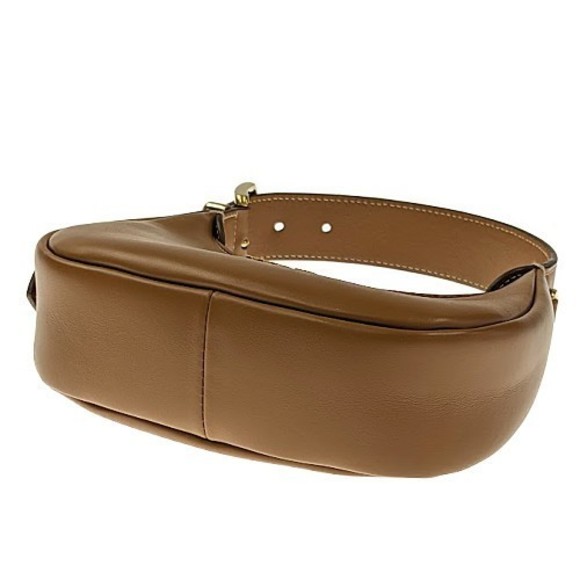 Miu Miu Leather Hobo Bag Brown Shoulder Bag 2WAY - Picture 3 of 13